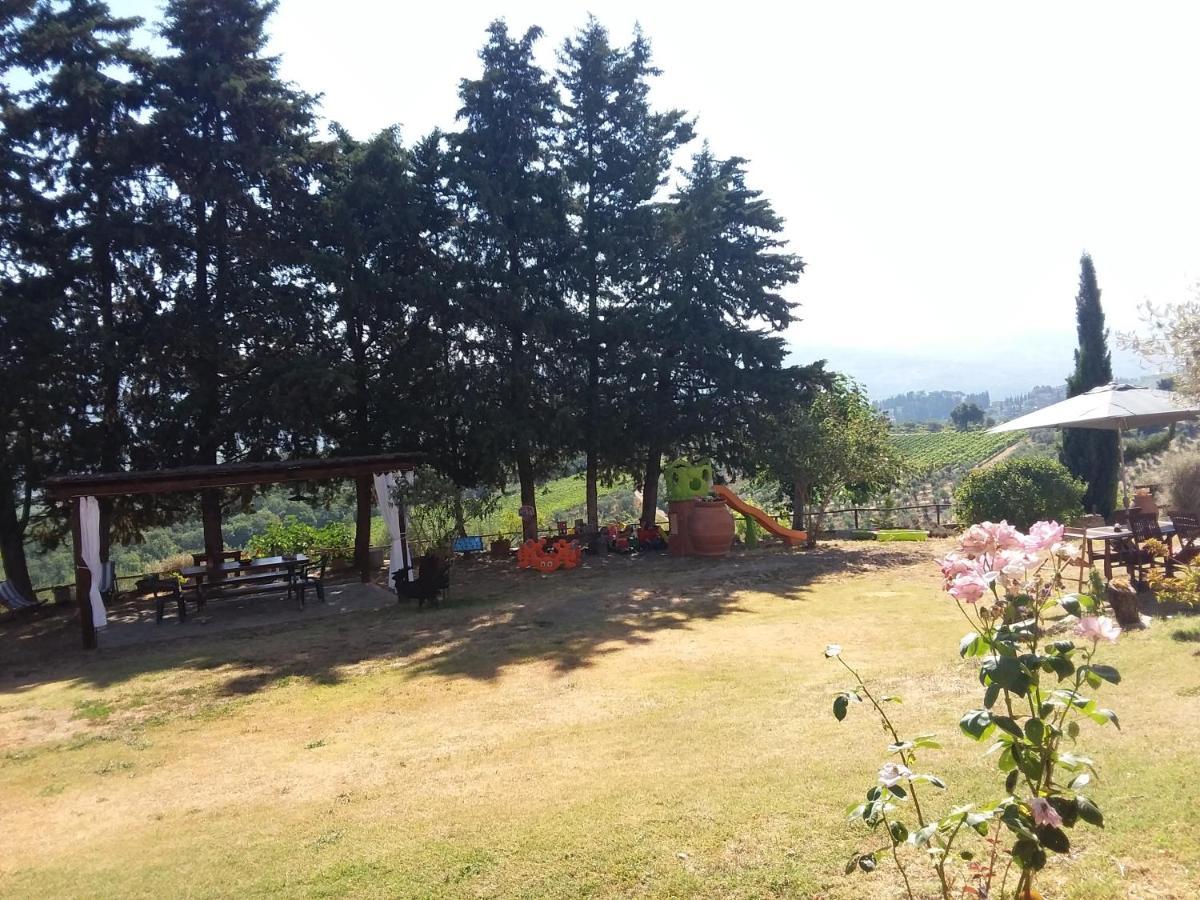 Отель Agriturismo Podere Somigli Di Lorenzo Correani Греве-ин-Кьянти Экстерьер фото