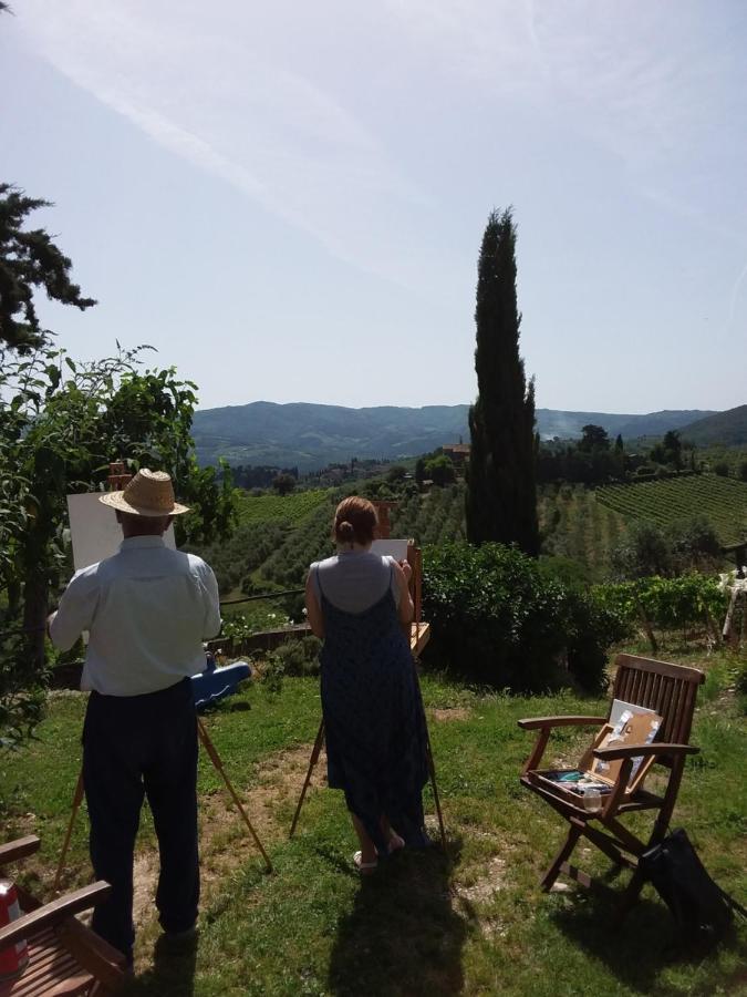 Отель Agriturismo Podere Somigli Di Lorenzo Correani Греве-ин-Кьянти Экстерьер фото
