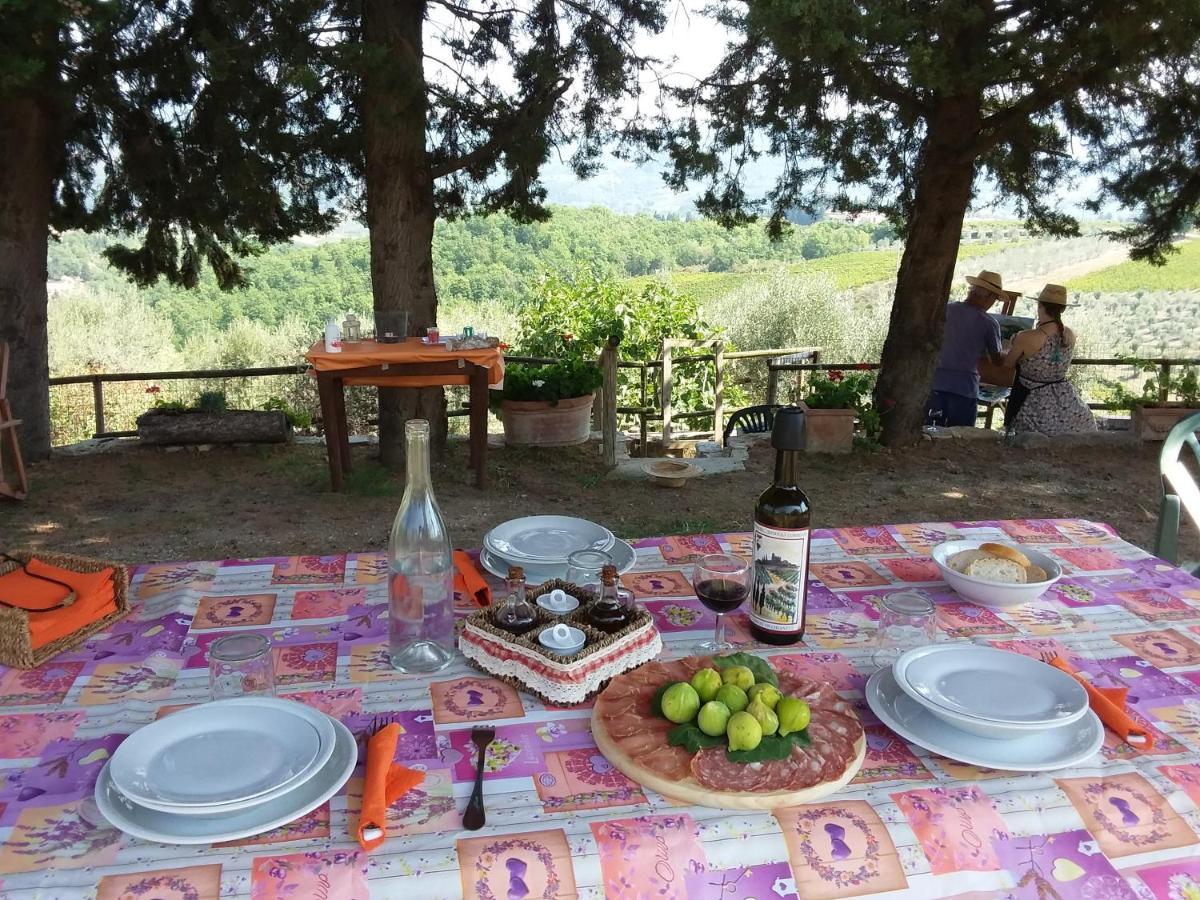 Отель Agriturismo Podere Somigli Di Lorenzo Correani Греве-ин-Кьянти Экстерьер фото